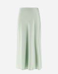 Herno RESORT SKIRT IN SATIN EFFECT Pastel Green GN00001DR125467114