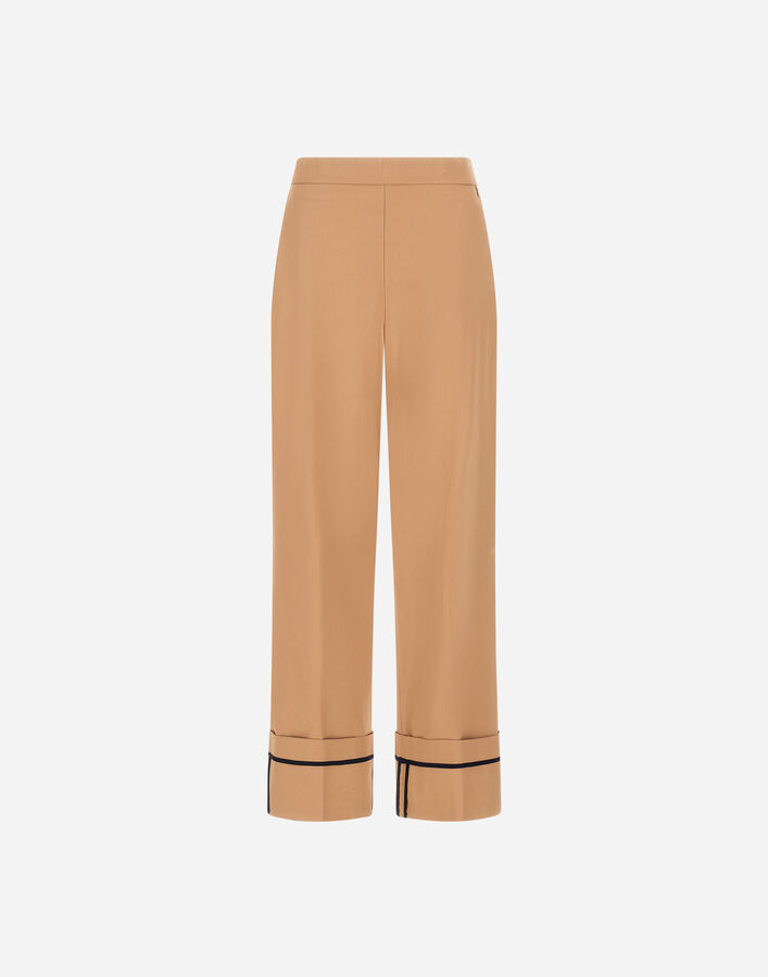 Herno TROUSERS IN DEAN Camel PT000206D132382157