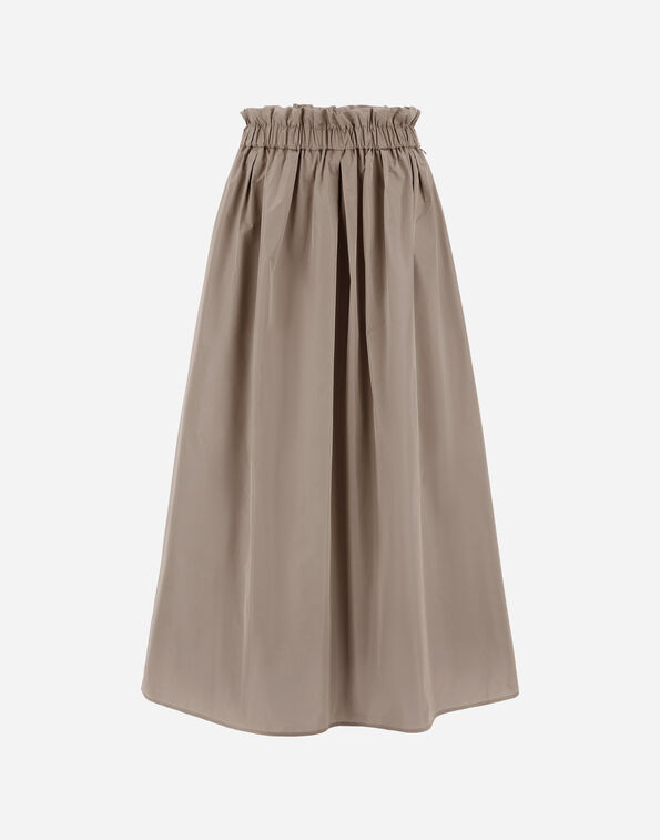 Herno NEW TECHNO TAFFETA SKIRT Dove Grey GN000044D12483Z2600