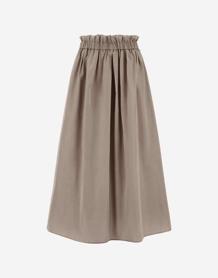 Herno NEW TECHNO TAFFETA SKIRT Dove Grey GN000044D12483Z2600