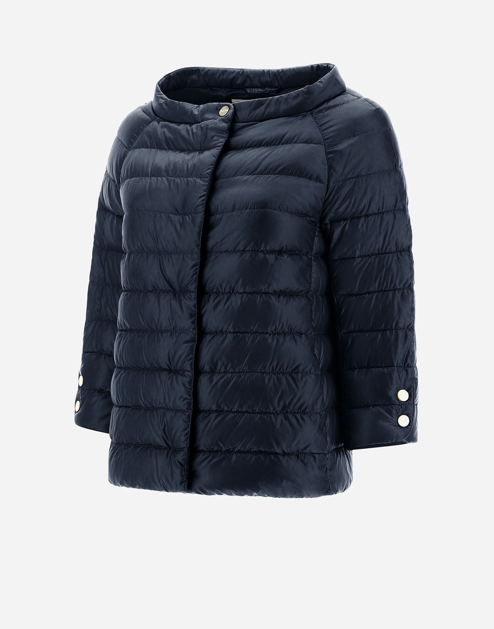 PIUMINO CAPPA ULTRALIGHT ICONICO HDM in Blue Navy for Women Herno