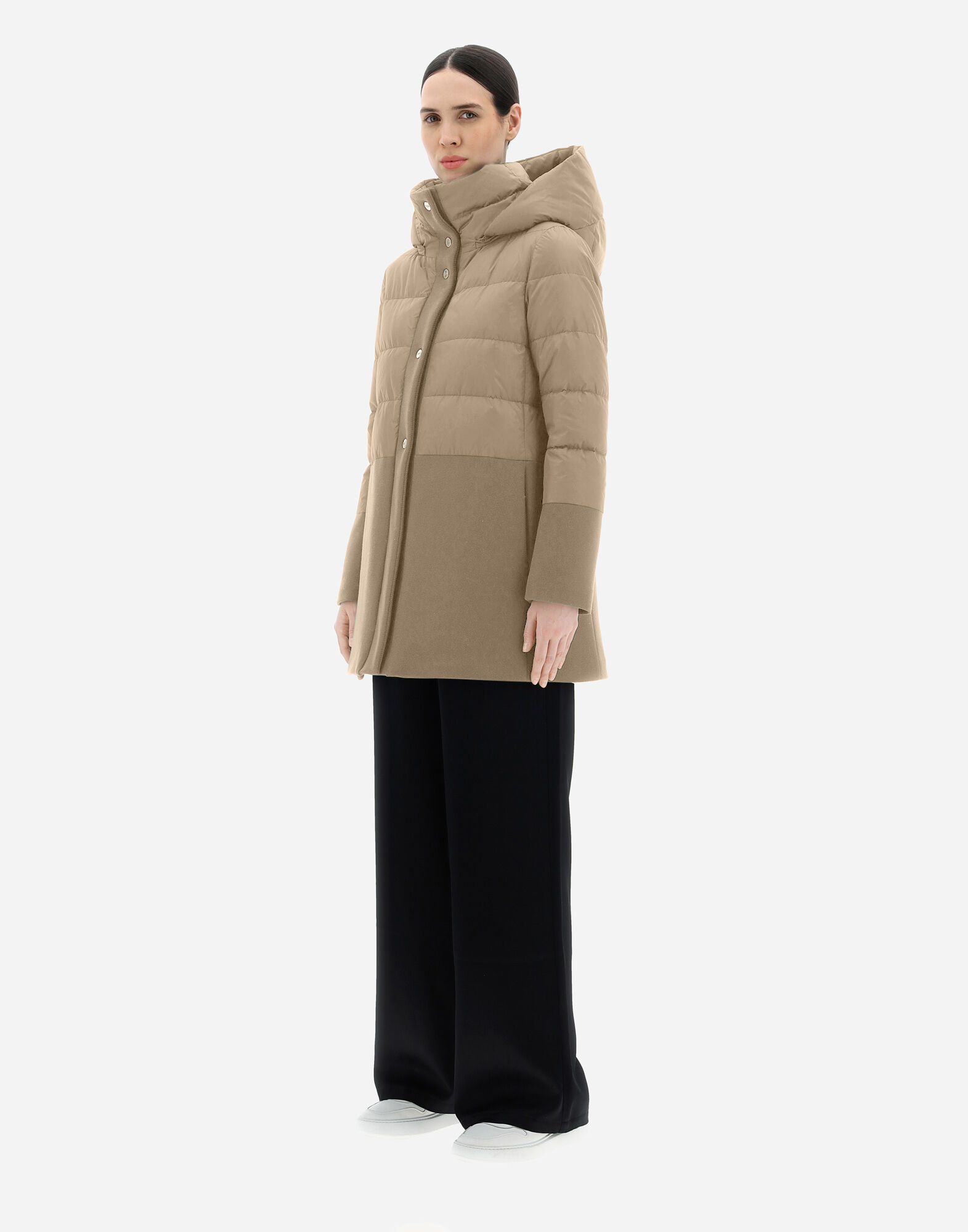 Herno wool down coat shop