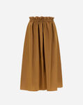 Herno NEW TECHNO TAFFETA SKIRT Camel GN000044D12483Z2157