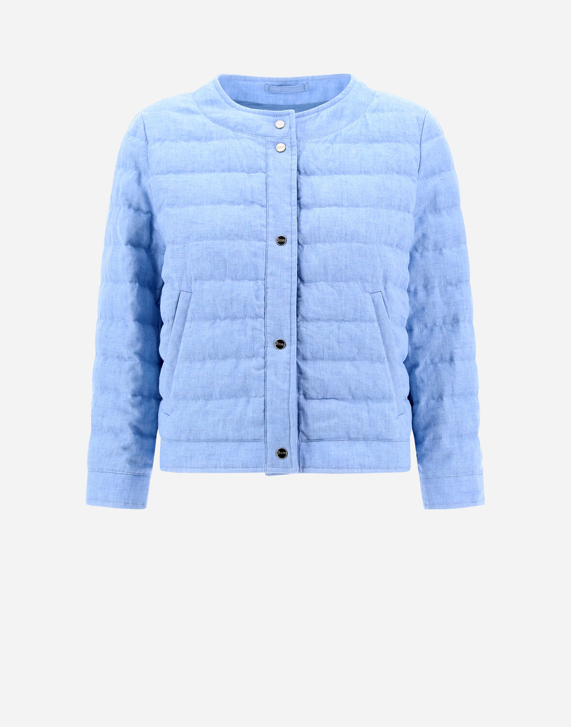 Herno Quilted Reversible Down Jacket Jackets Light Blue In Light Blue