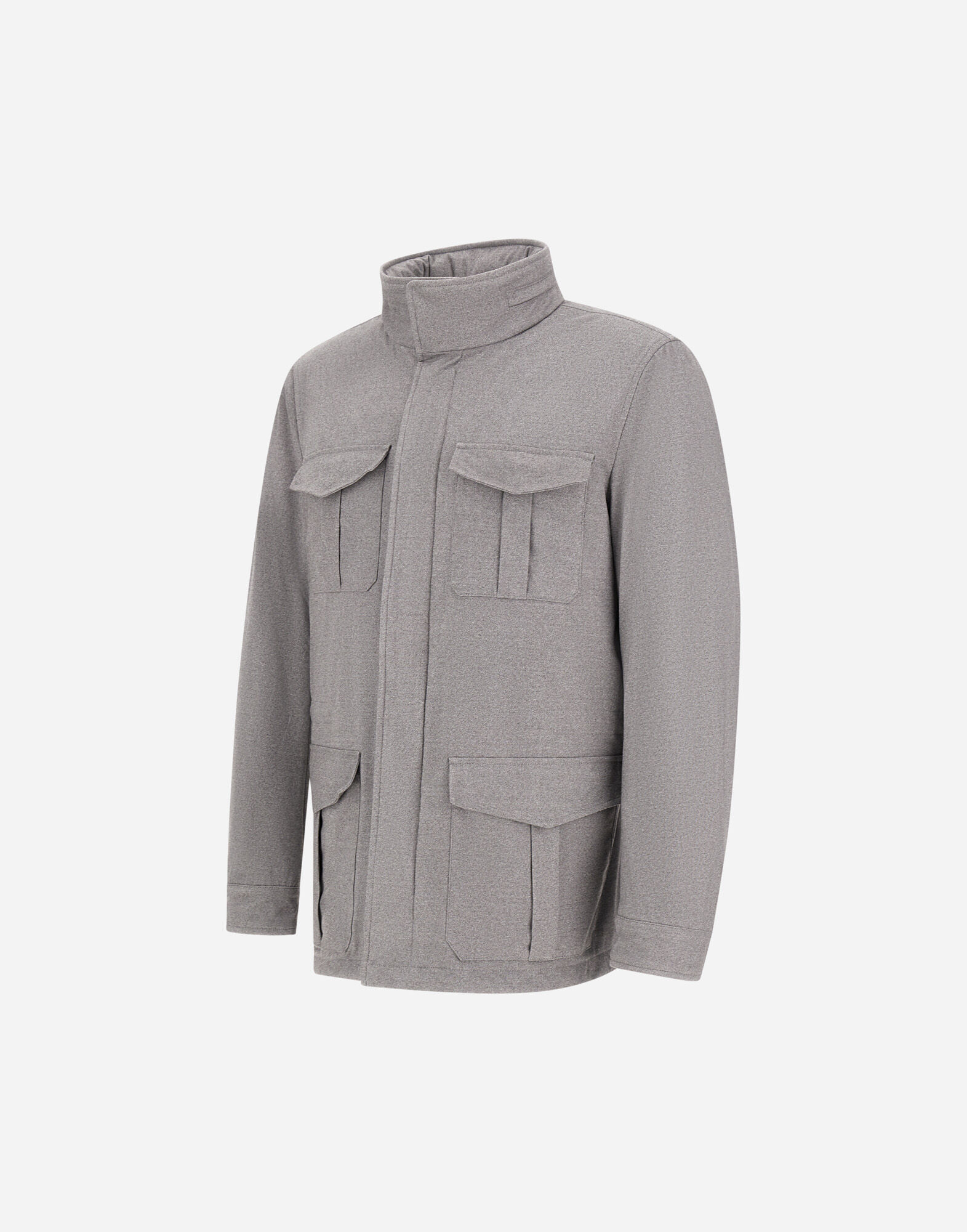 メンズ RESORT FIELD JACKET IN MELANGE SUEDE EFFECT ライト