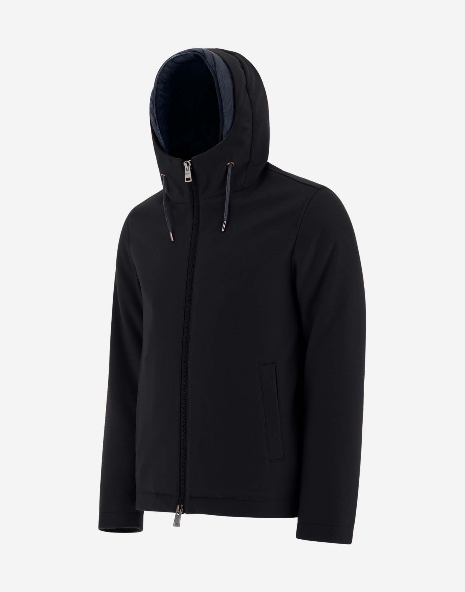 【送料込】HERNO カシミヤ シルク ナイロン ボンバージャケット メンズ カシミア & NYLON ULTRALIGHT ボンバージャケット ダーク