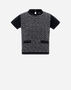Herno CHIC COTTON JERSEY AND TREND TWEED T-SHIRT Black JG000210D520069300