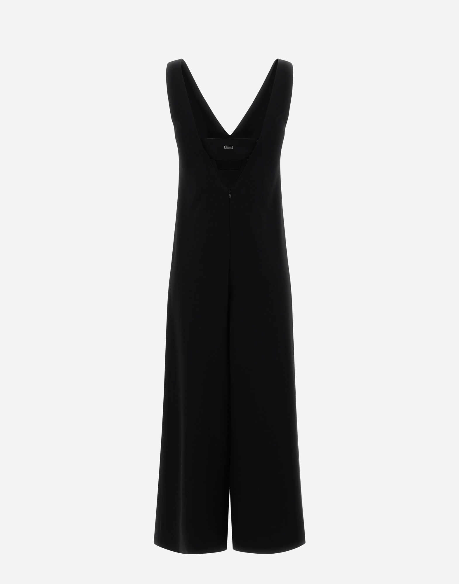HERNO ヘルノ 雑誌掲載 ノースリ ジャンプスーツ オールインワン レディース VISCOSE EFFECT ジャンプスーツ ブラック | Herno
