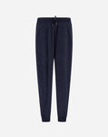 Herno IMMENSE WOOL CASHMERE TROUSERS Dark Blue PT0001UNW702569290