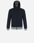 Herno NUAGE BOMBER WITH FLEECE Blue PC0130U192889201