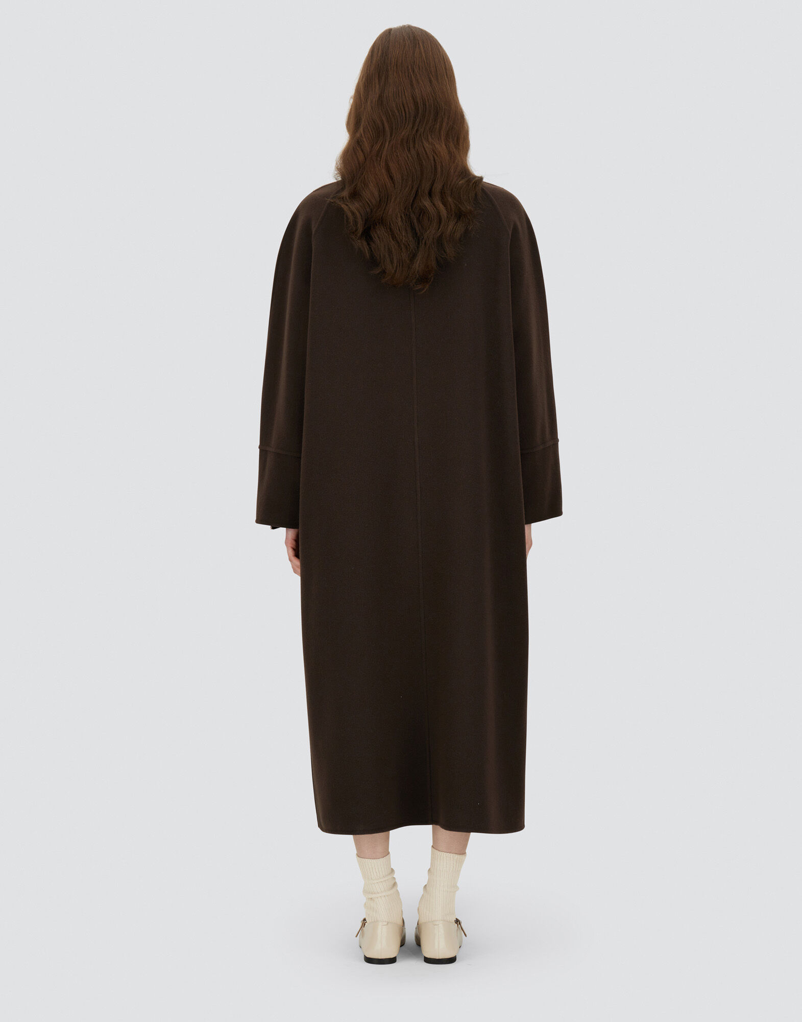 レディース COAT IN NEW MODERN WOOL ダークチョコレート | Herno