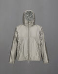 Herno LAMINAR HOODED JACKET IN METALLIC SHIELD Silver GI00189UL128499500