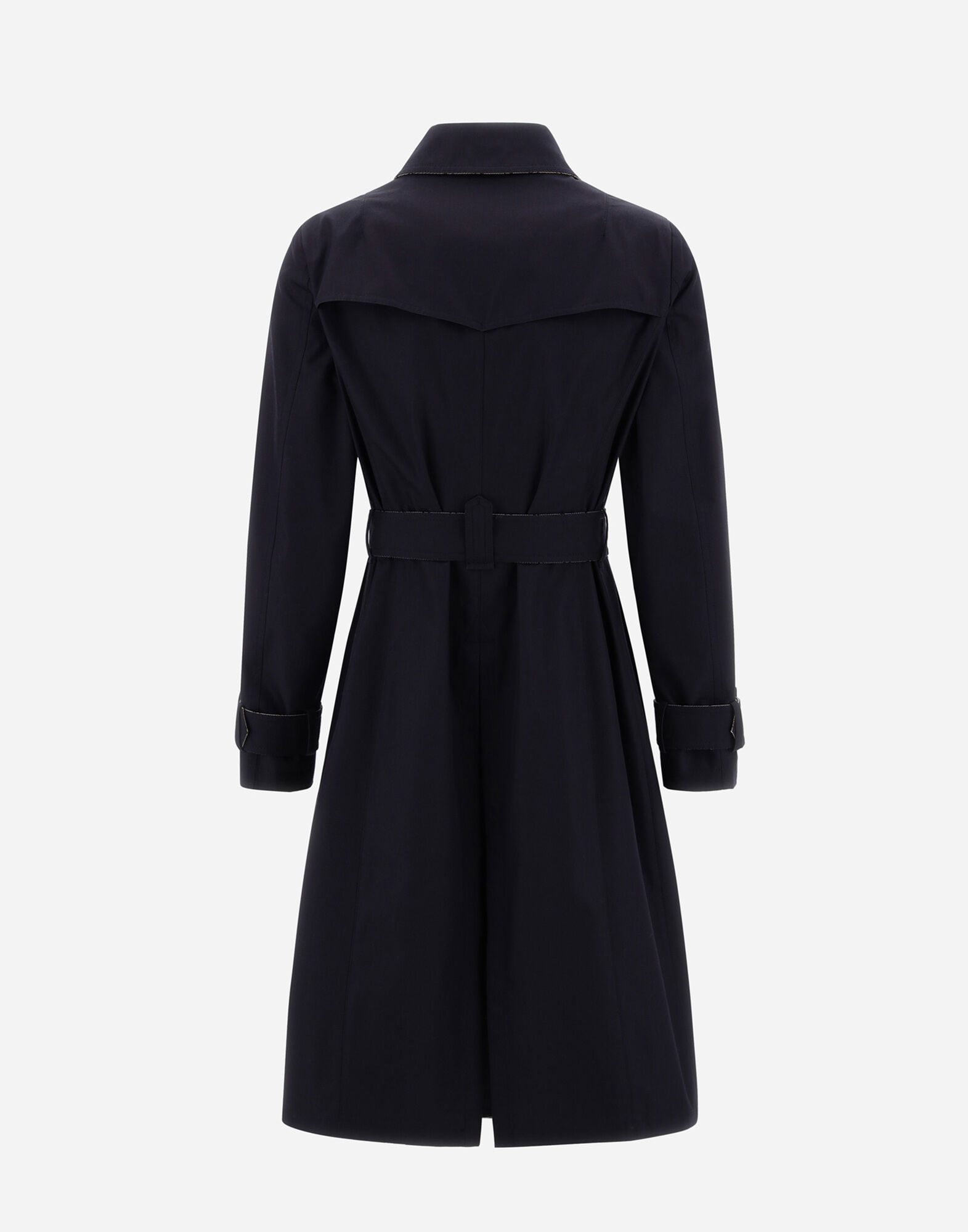 TRENCH COAT IN DELON MONOGRAM in Navy Blue for Women Herno