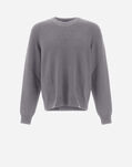 Herno SWEATER IN BASIC PLAIN KNIT Grey MG000132U702159460