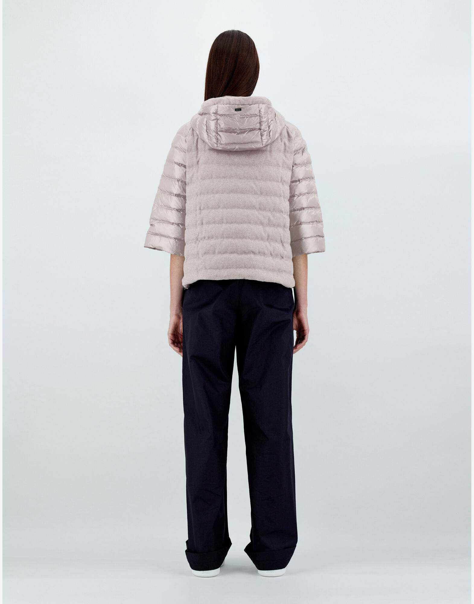 Herno cashmere silk parka store