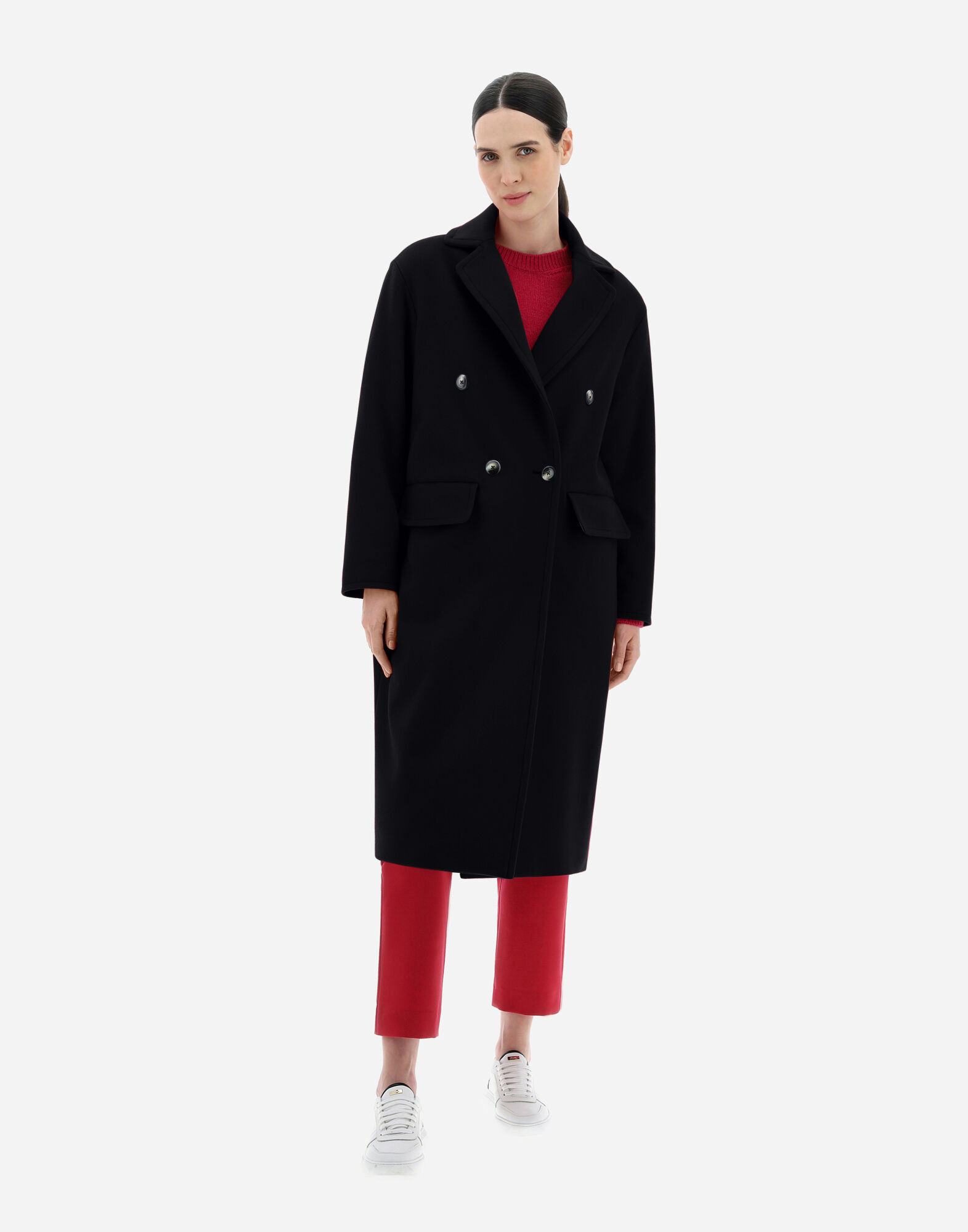 Black fancy coat sales