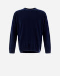 Herno RESORT SWEATER IN PLAIN CASHMERE Navy Blue MG00024UR710229200