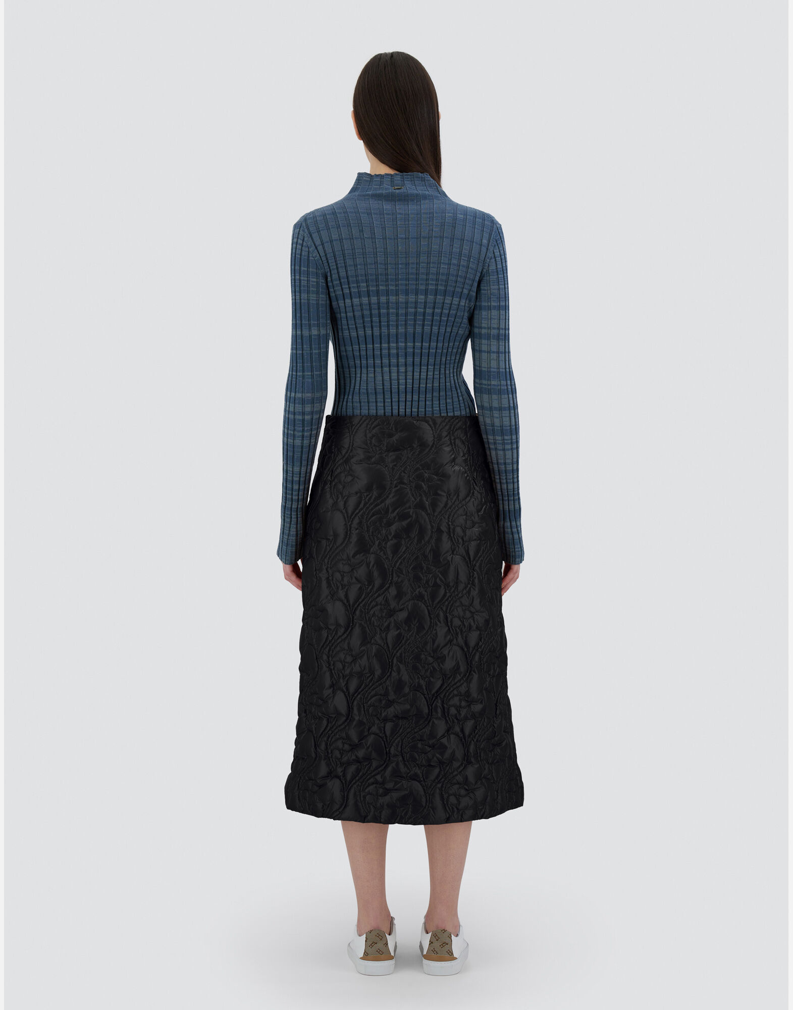 SKIRT IN NYLON ULTRALIGHT in Black for Women | Herno®