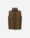Herno REVERSIBLE SLEEVELESS JACKET IN NYLON ULTRALIGHT Military/Light Grey PI0200U120207706