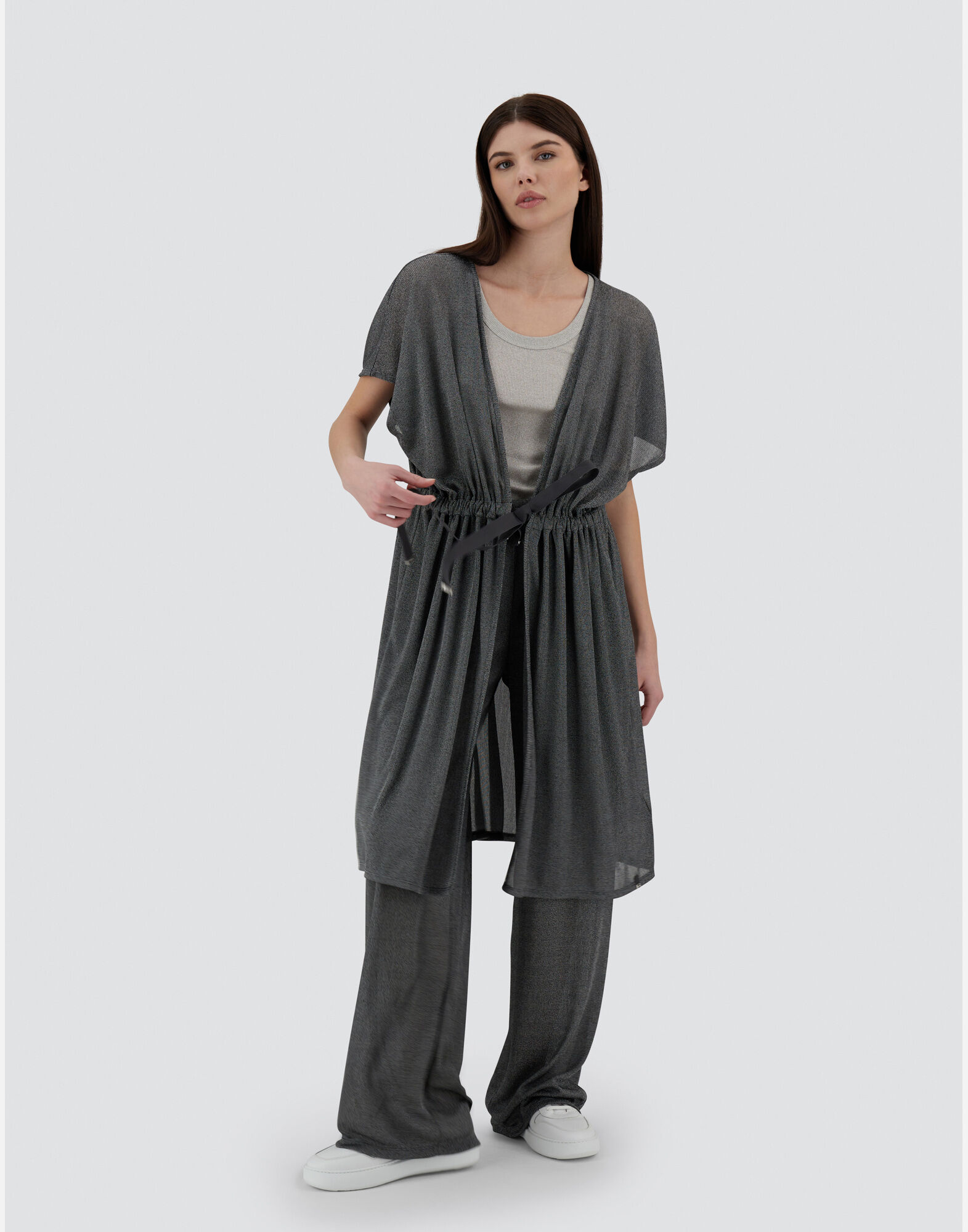 Herno grey cardigan new arrivals