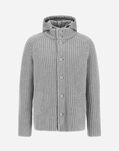 Herno CARDIGAN IN INFINITY WOOL AND ECOAGE Putty MC000150U700169404