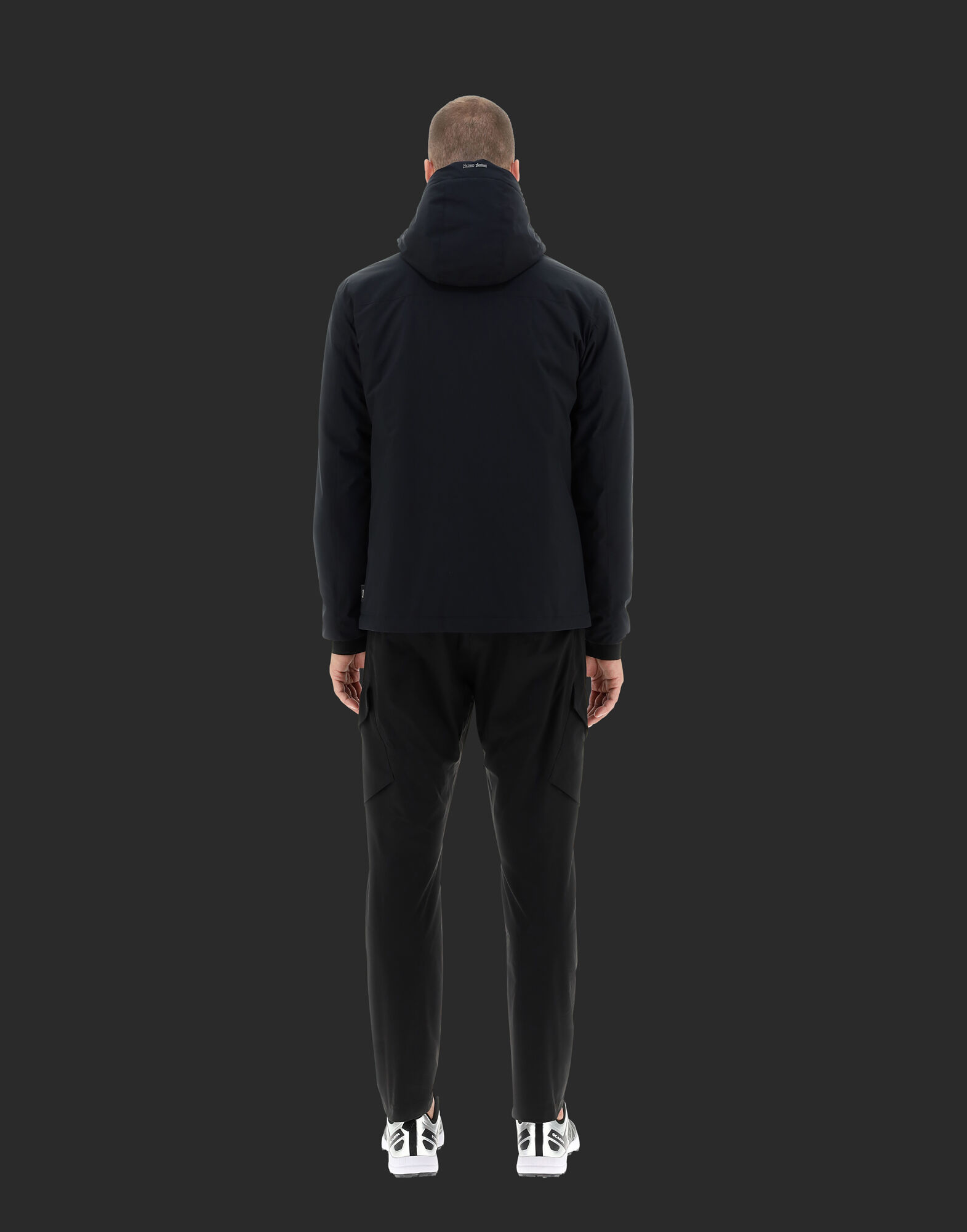 LAMINAR BOMBER JACKET IN GORE-TEX INFINIUM™ WINDSTOPPER® in Black