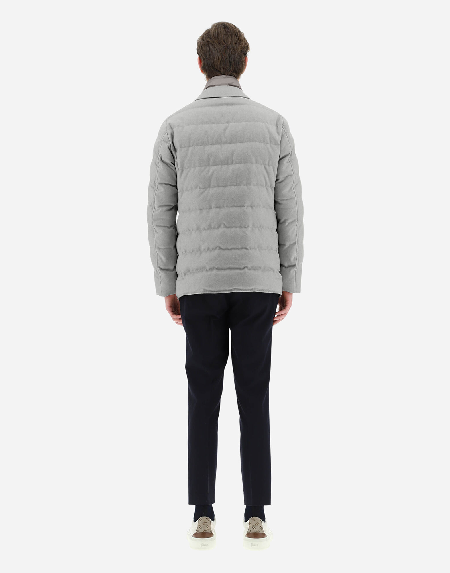 Herno cashmere top silk down jacket