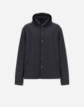 Herno SHACKET IN FLUID WOOL Navy Blue GI000569U334539200