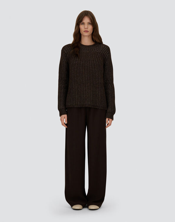 TROUSERS IN MATT CREPE SATIN Herno product thumbnail image view 4