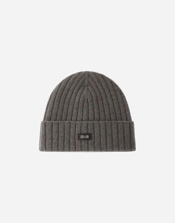 Herno ENGLISH RIB CASHMERE BEANIE Light Taupe BER00058U710502600