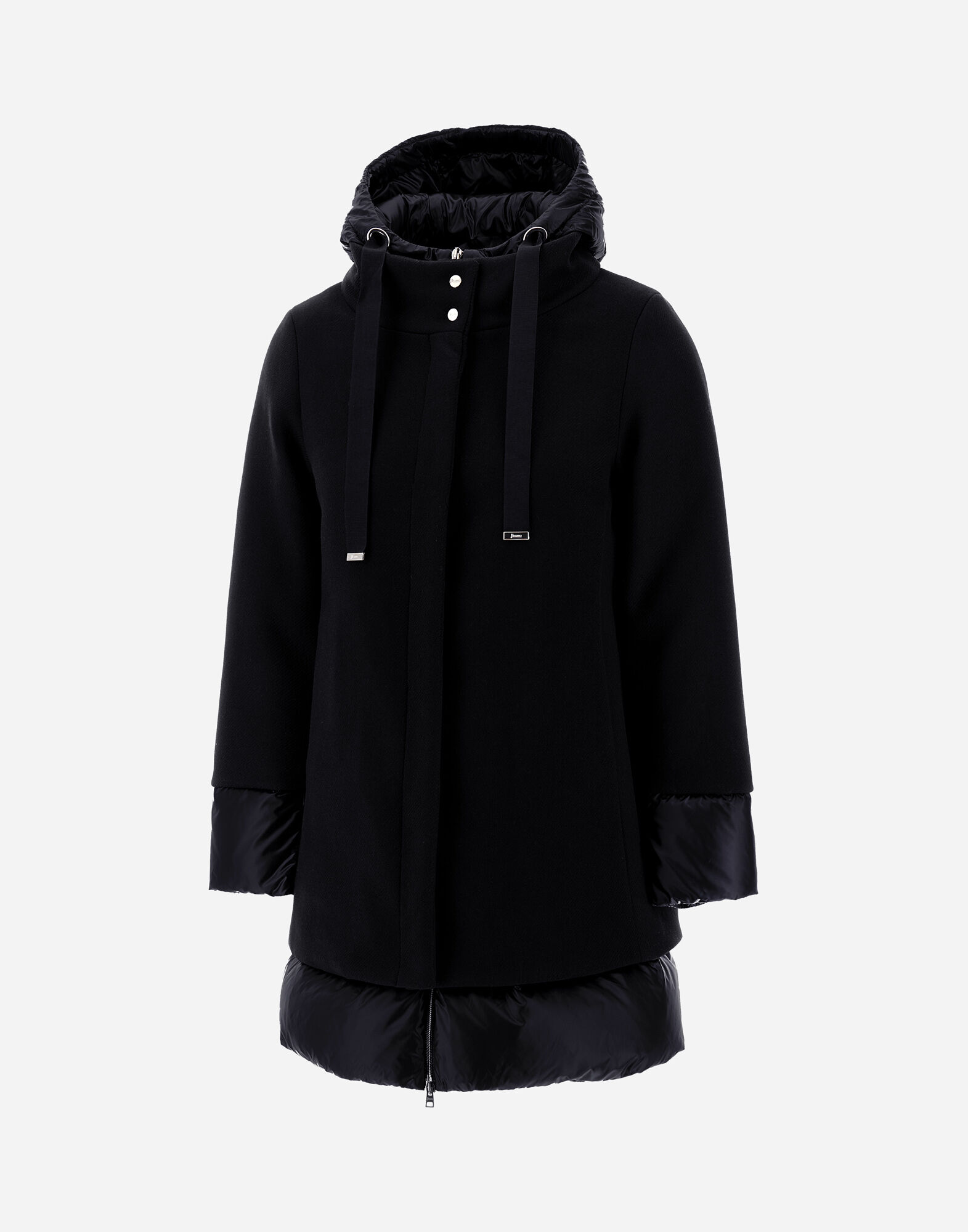 Herno black jacket best sale