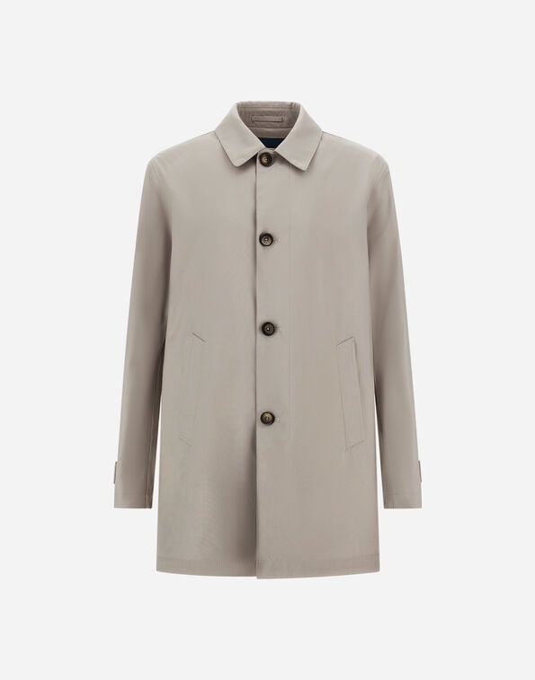 Herno RAINCOAT IN 3 LAYERS WOOL STORM Grey Pearl IM000386U334109403