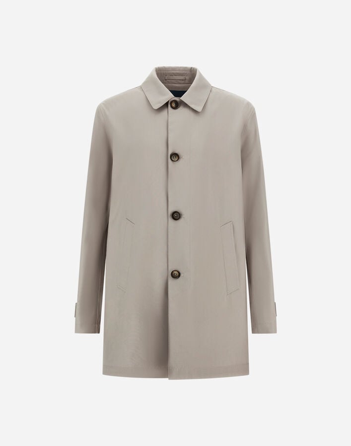 Herno RAINCOAT IN 3 LAYERS WOOL STORM Grey Pearl IM000386U334109403