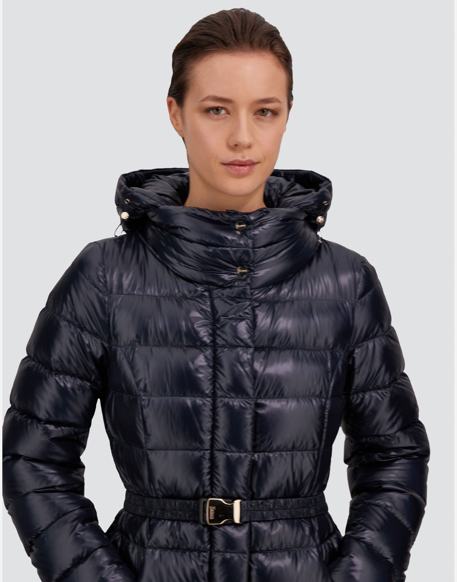 NYLON ULTRALIGHT OVERSIZE JACKET in Navy Blue for Women | Herno®