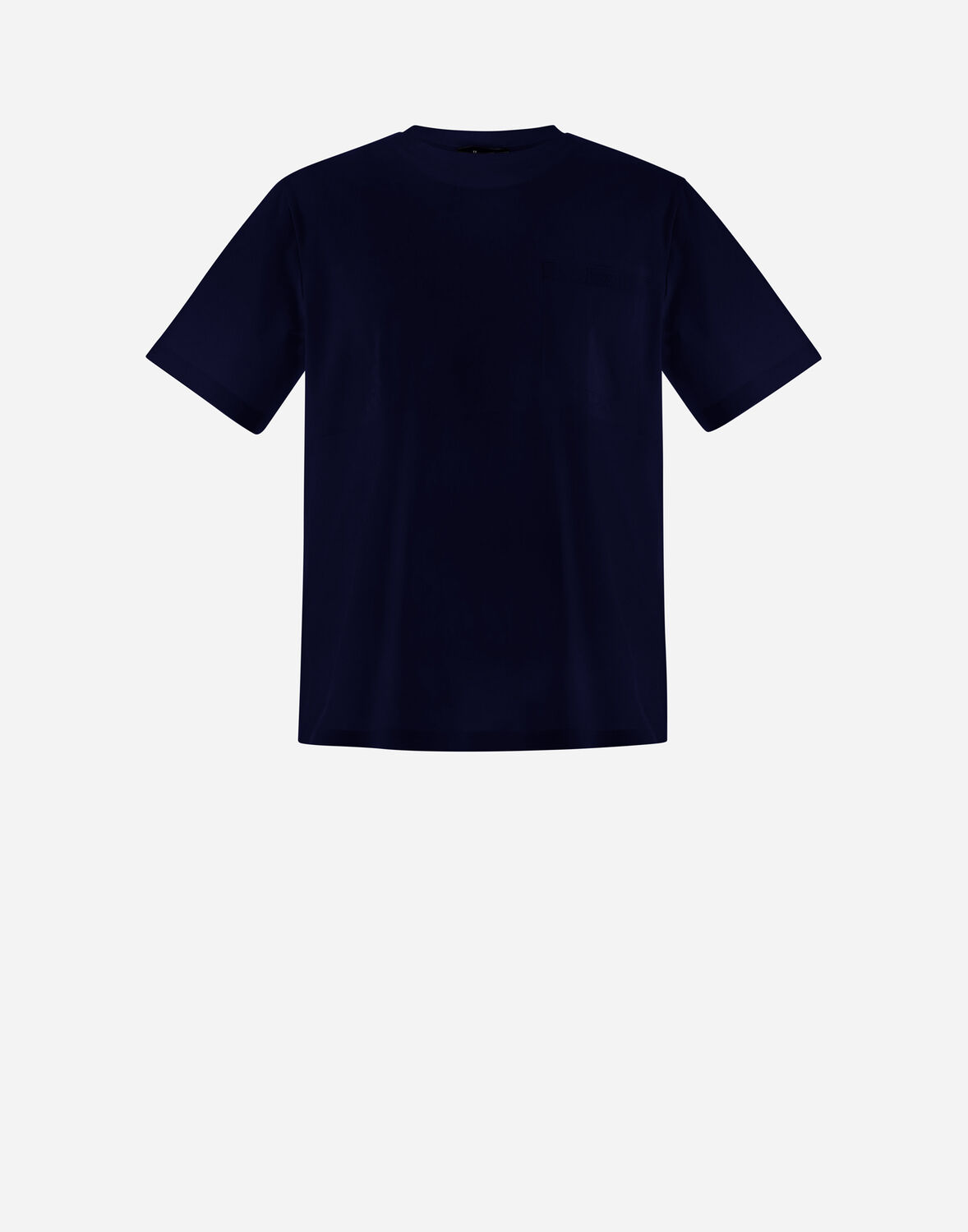 Herno Wool Jersey T-shirt In Blue