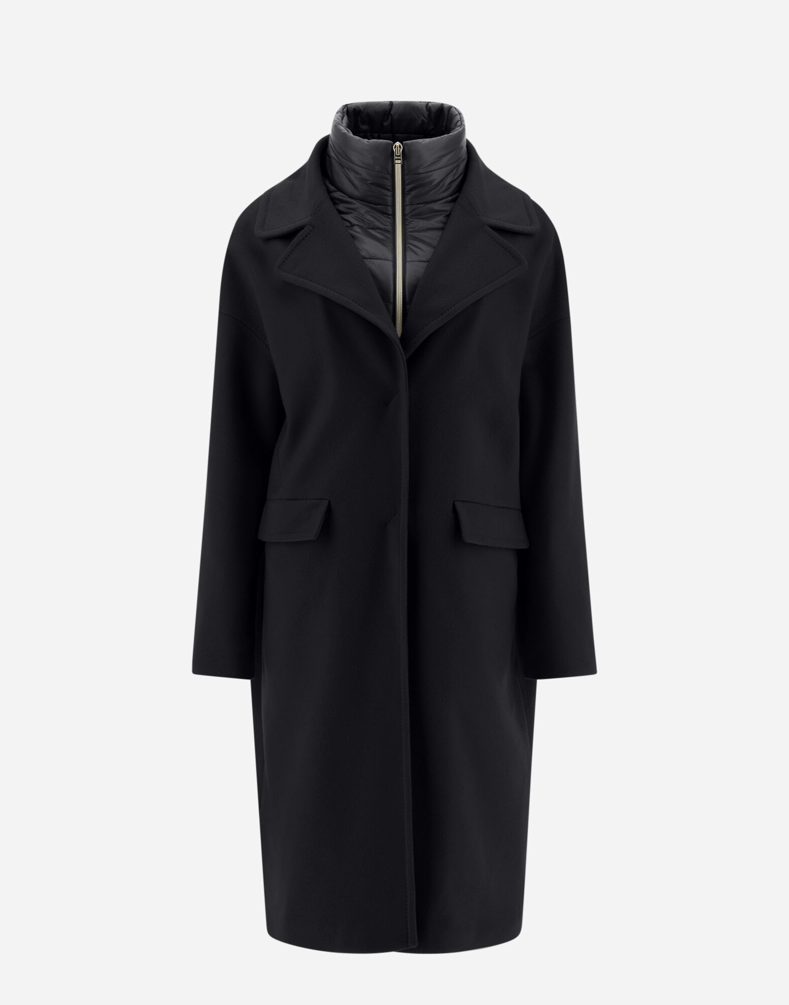 CAPPOTTO CASHMERE HD in Black for Women Herno