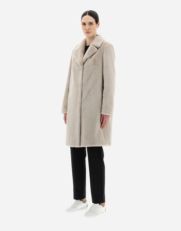 h&m fur coat