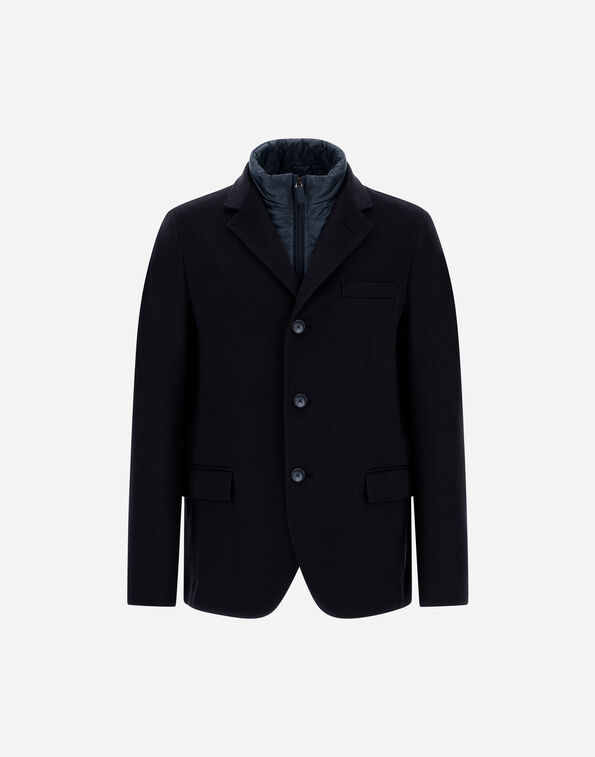 Herno BLAZER IN PURE CASHMERE AND NYLON ULTRALIGHT Dark Blue GA000218U381269290