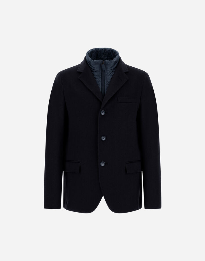 Herno BLAZER IN PURE CASHMERE AND NYLON ULTRALIGHT Dark Blue GA000218U381269290