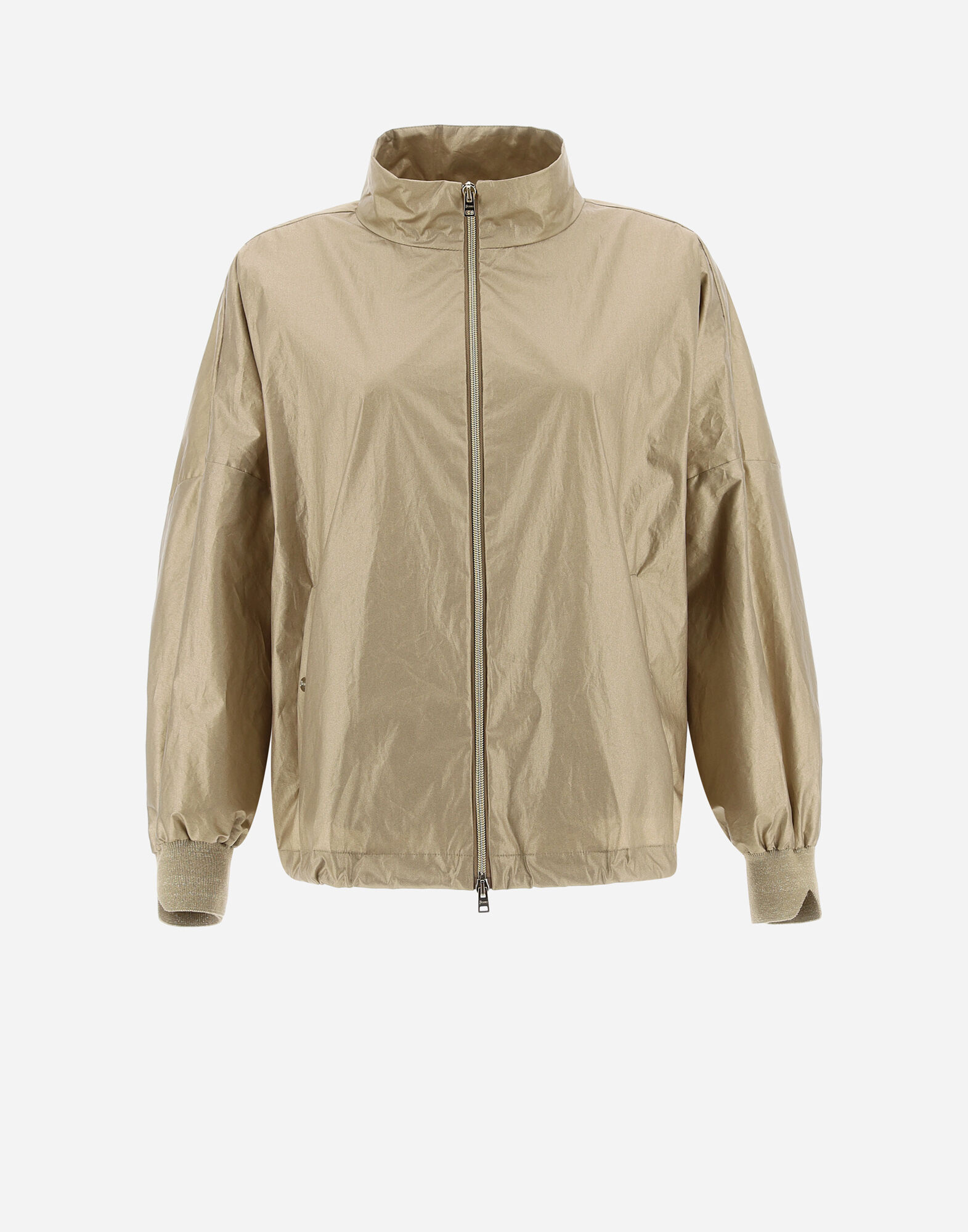 レディース LEISURE COTTON ボンバージャケット サンド | Herno 