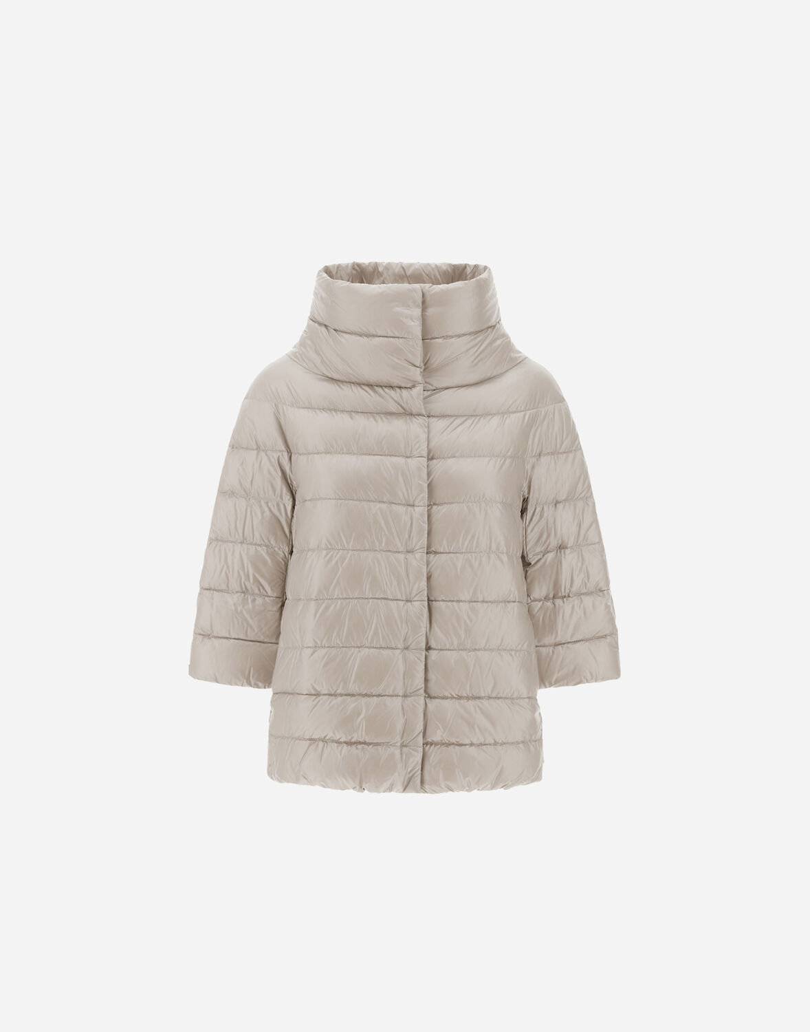 Herno Aminta Nude Hooded Jacket In Neutral