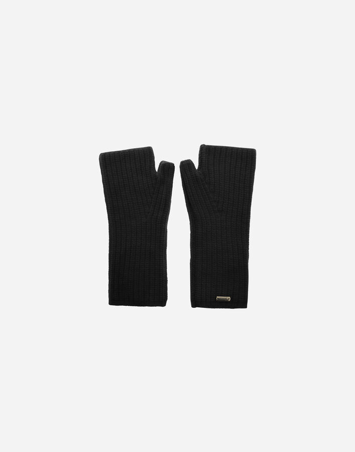 Herno GLOVES IN COB STITCH CARDED WOOL Black MANIC007D700489300