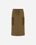 Herno COTTON FEEL AND NYLON CHAMONIX SKIRT Military GN000067D125317740