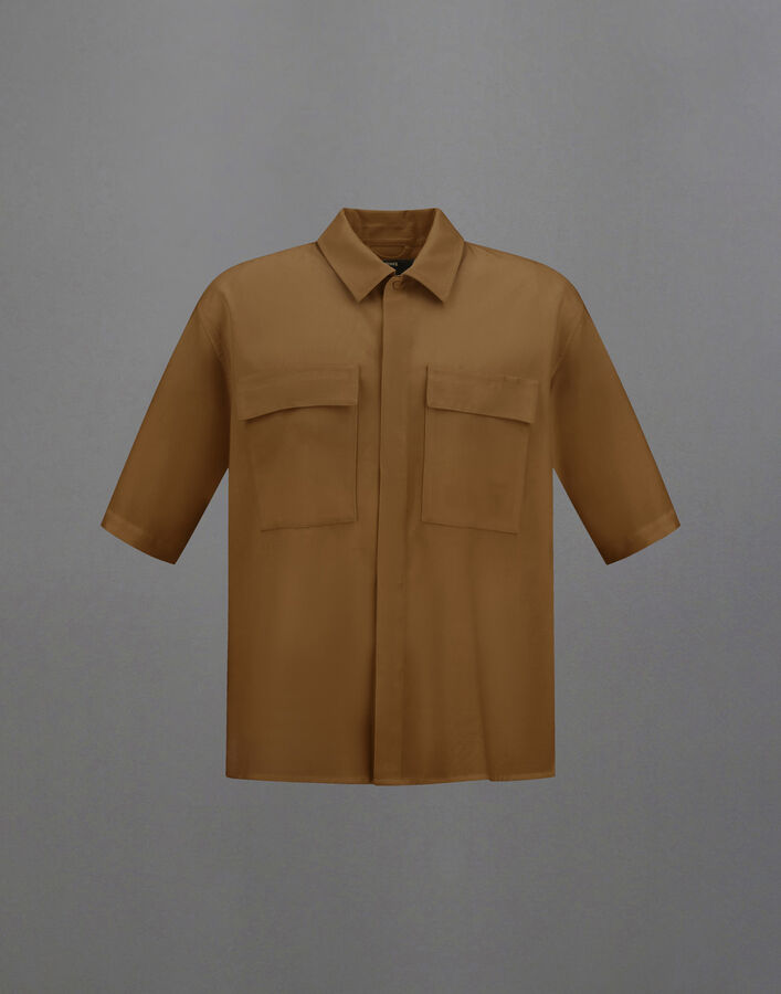 Herno CAMISA LAMINAR DE WOOL TOUCH Verde oliva CM00014UL128477305