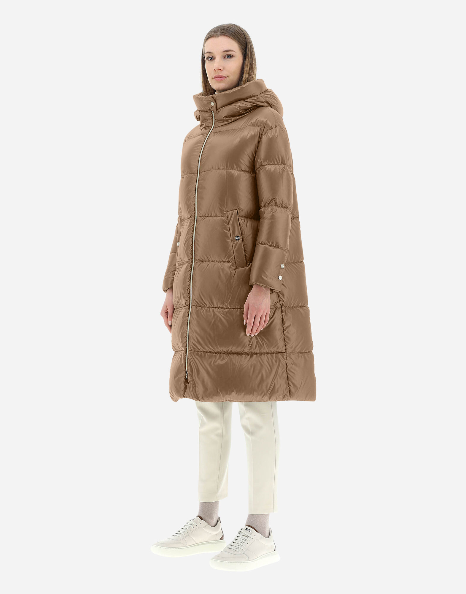 ULTRALIGHT NYLON PARKA in Camel for Women Herno