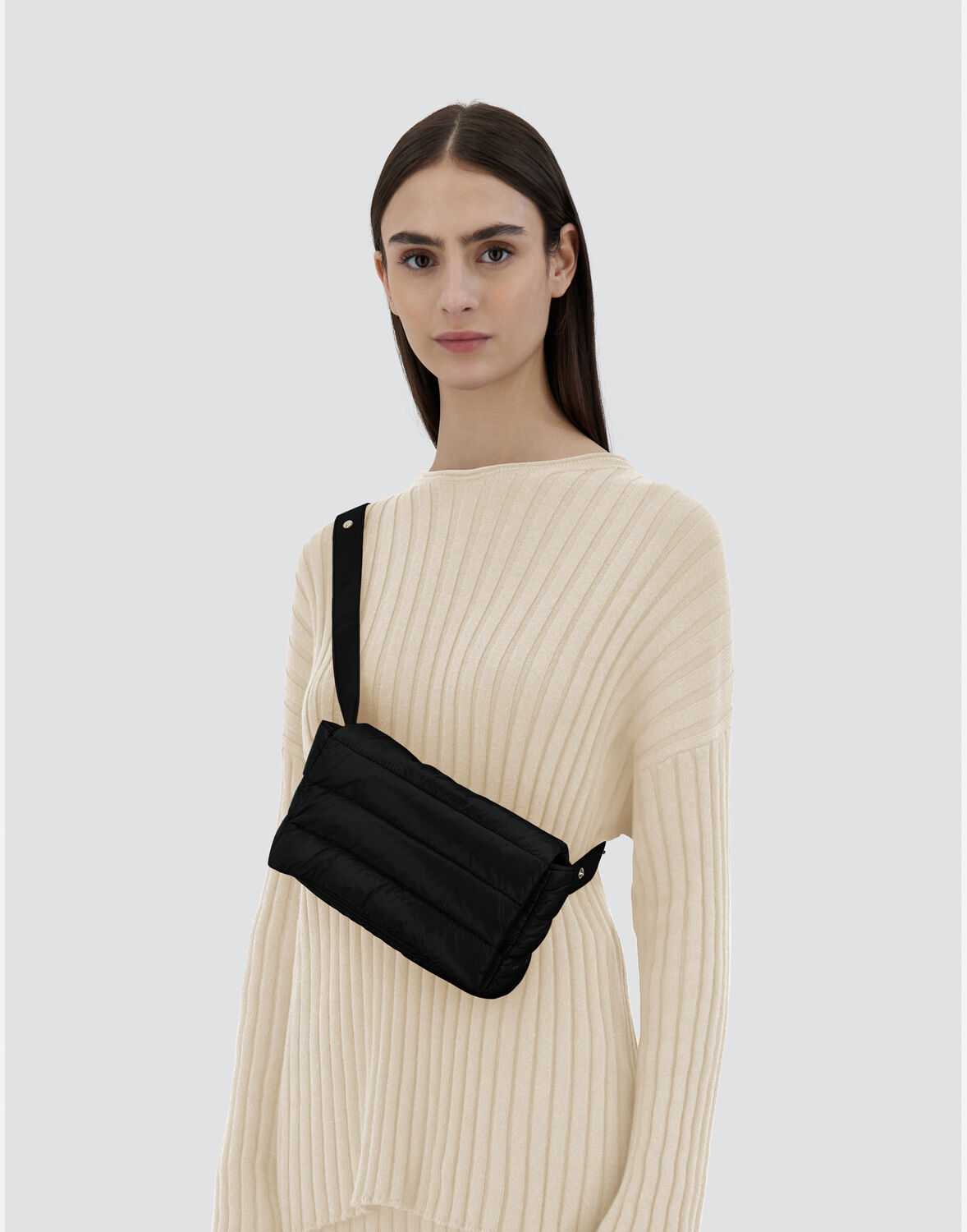 Herno Gloss Bag In Schwarz