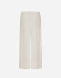 RESORT TROUSERS IN CHECK LINEN Herno product thumbnail image view 7