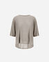 Herno T-SHIRT IN LIGHT SILK & WOOL Chantilly JG000259D520991985