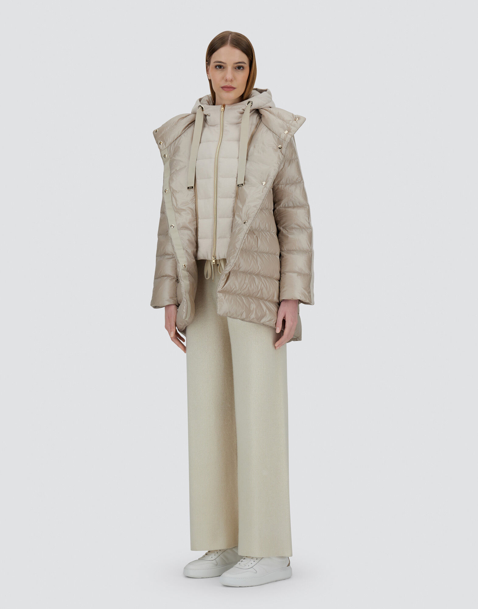 レディース NYLON ULTRALIGHT ＆ シルクカシミア Aラインジャケット シャンティイ | Herno® (ヘルノ)