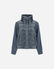 Herno RESORT JACKET IN NYLON ULTRALIGHT & KNIT Midnight Teal PI00138DR12017Z9123